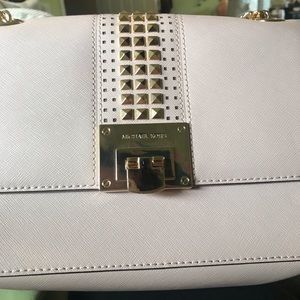 Pink and Gold Studded Michael Kors Purse